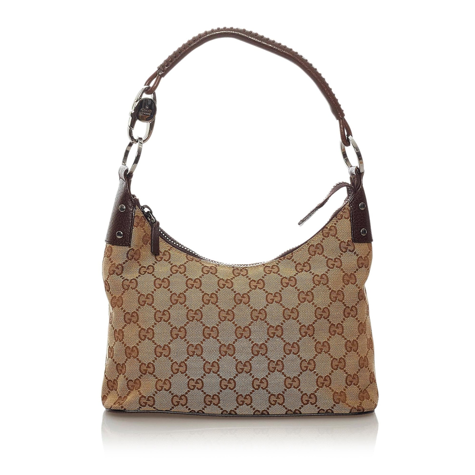Gucci Canvas Shoulder Bag Style 42