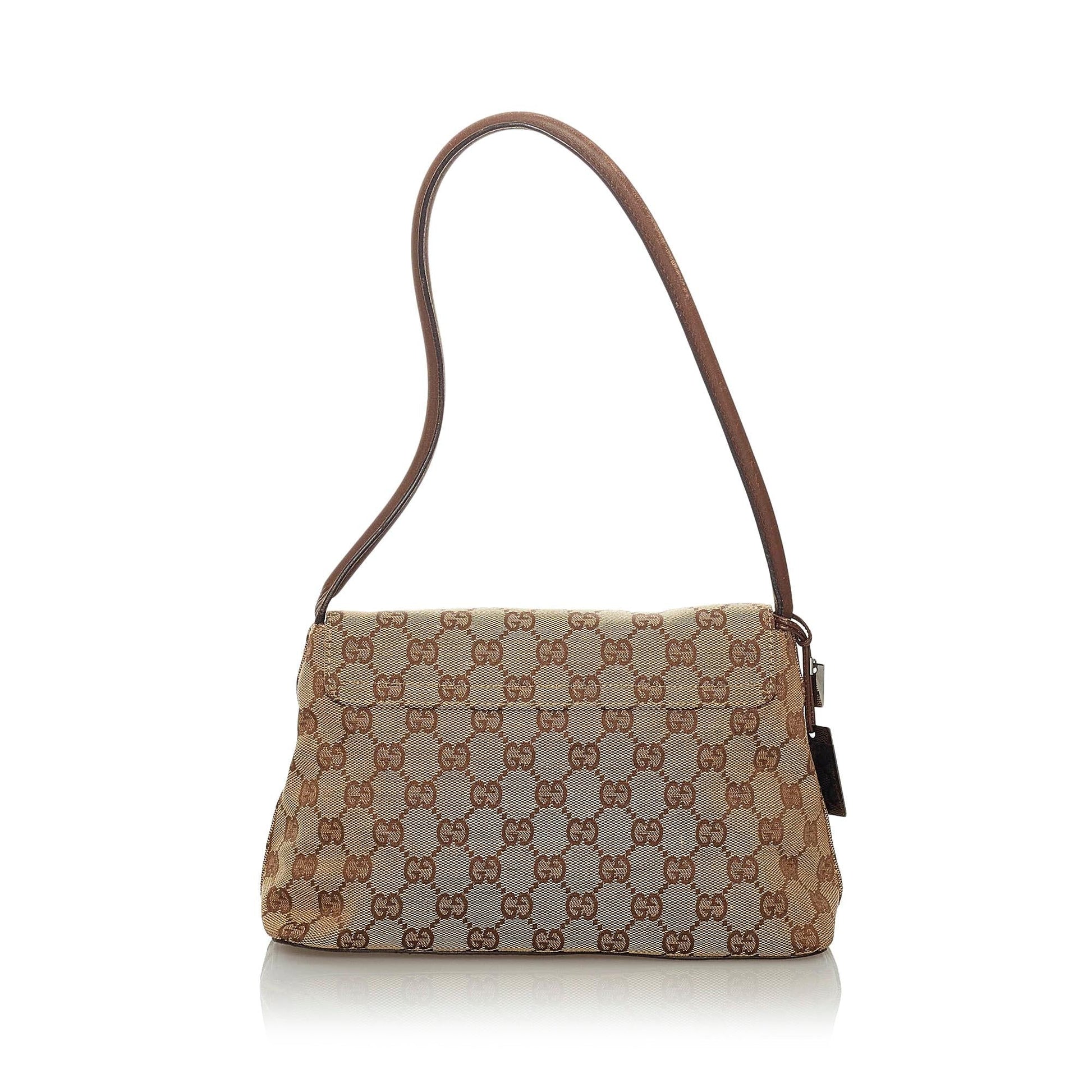 Gucci GG Canvas Shoulder Bag (SHG-28963)