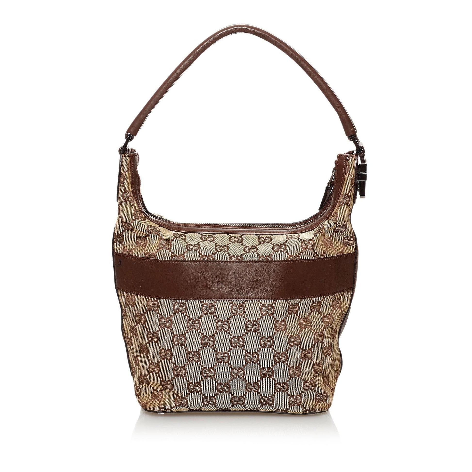 Gucci GG Canvas Shoulder Bag (SHG-31013)