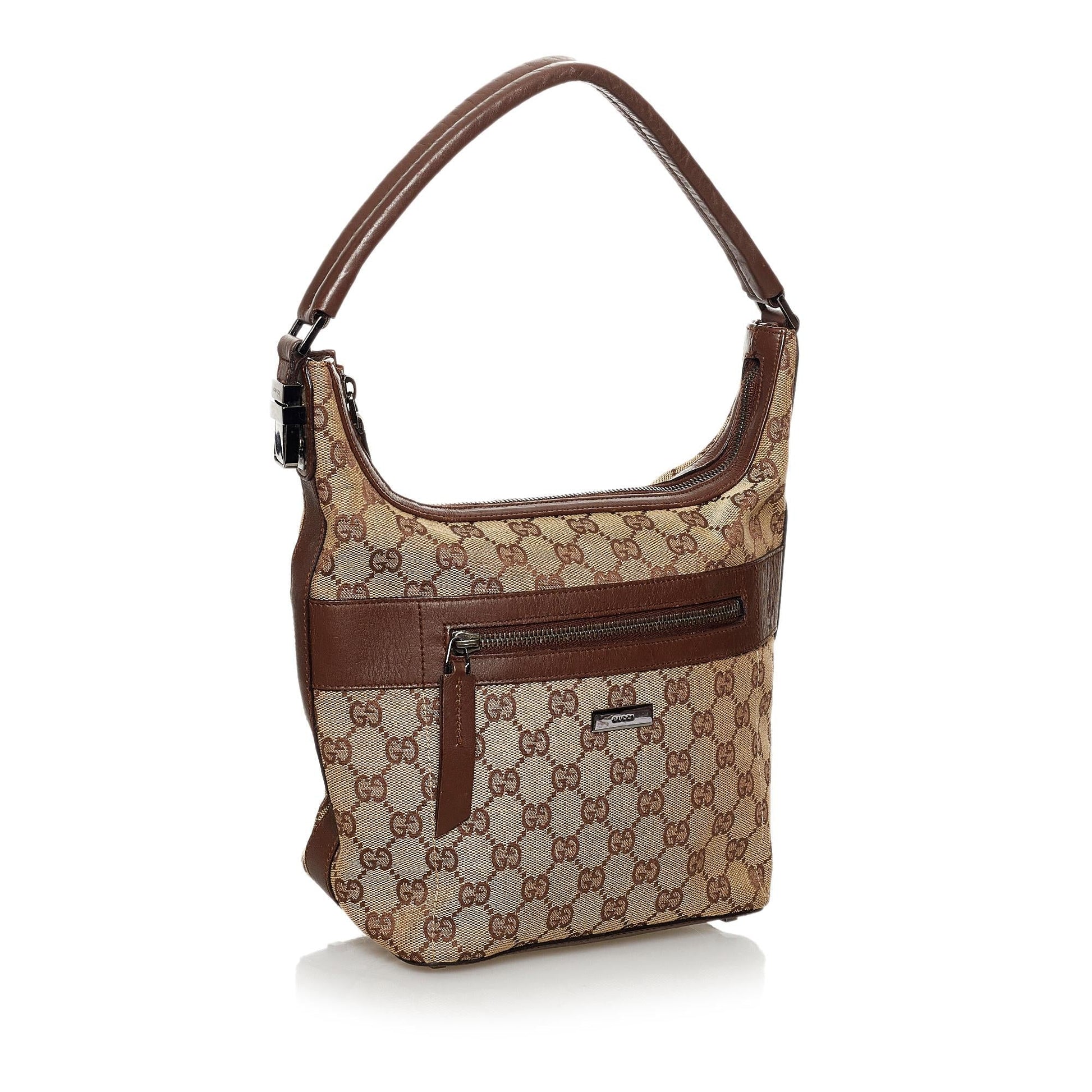 Gucci GG Canvas Shoulder Bag (SHG-31013)