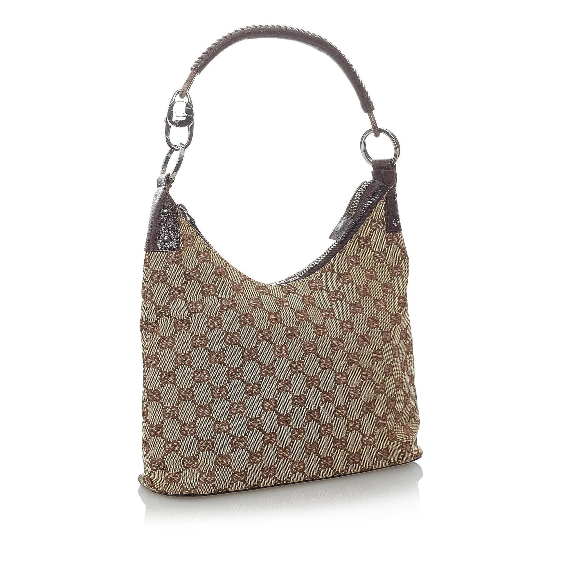 Gucci GG Canvas Shoulder Bag (SHG-32041)