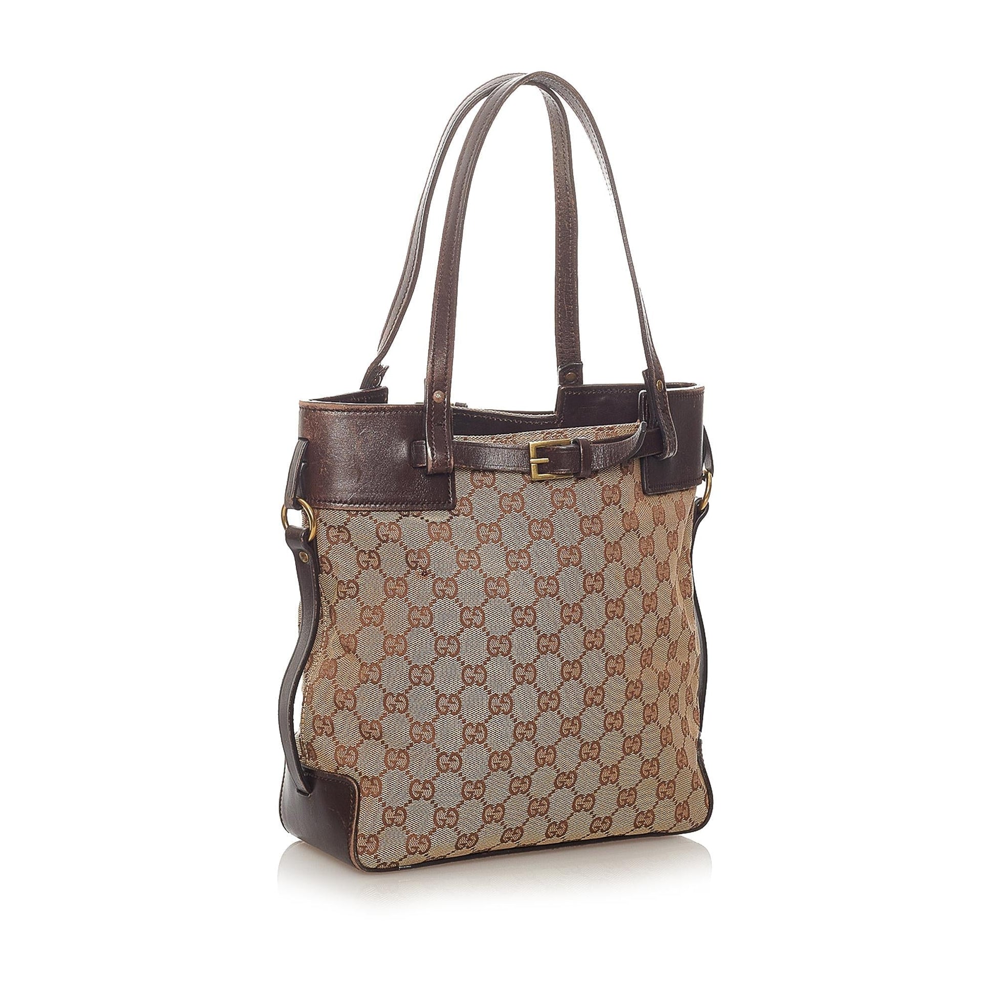 Gucci GG Canvas Shoulder Bag (SHG-33863)