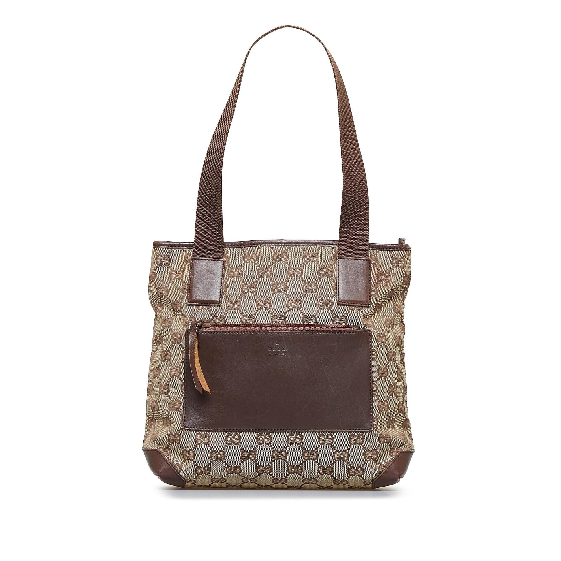 Gucci GG Canvas Shoulder Bag (SHG-XOt55K)