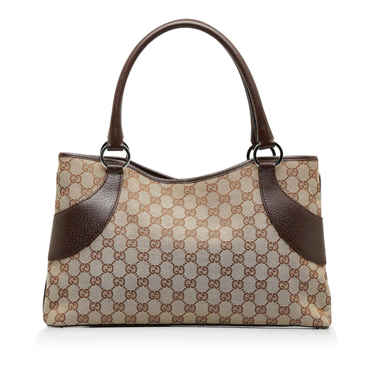 Gucci Canvas Shoulder Bag