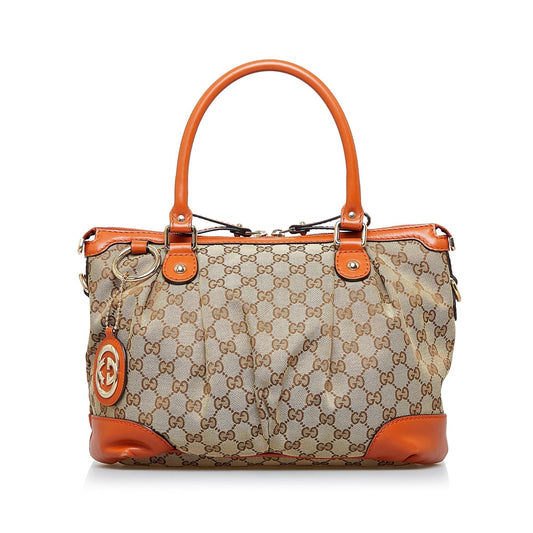 Gucci Canvas Shoulder Bag