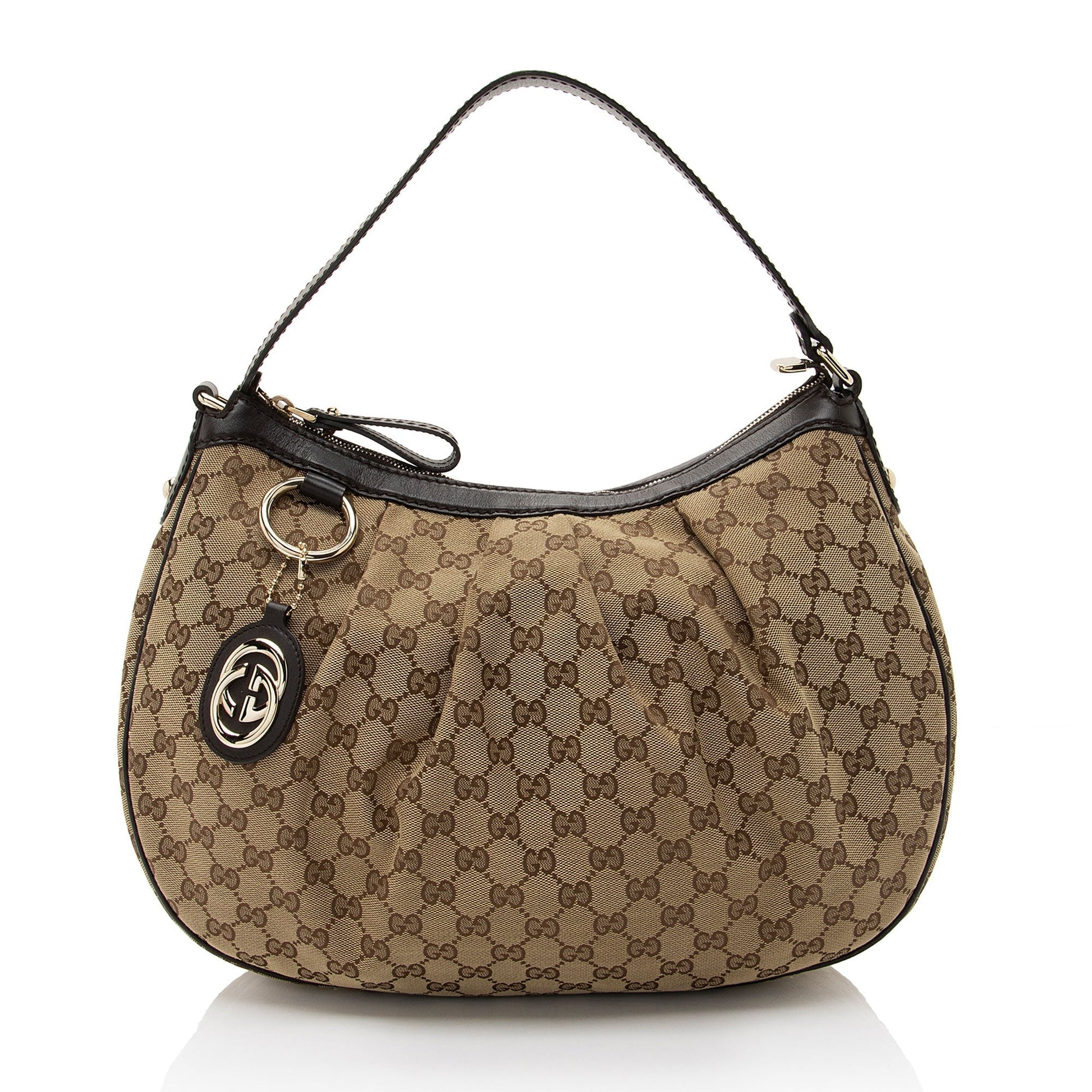 Gucci GG Canvas Sukey Hobo (SHF-tXcsDm)