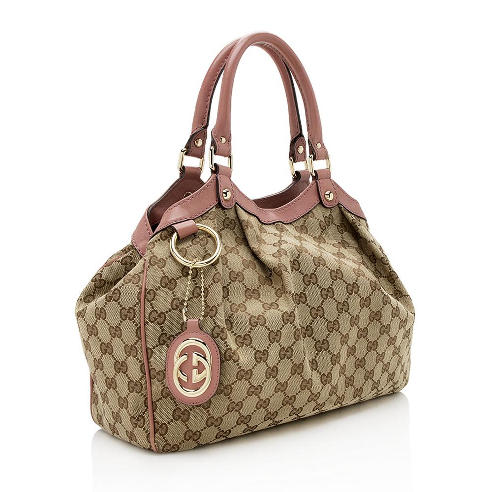 Gucci Sukey Canvas Monogram Tote Style 10
