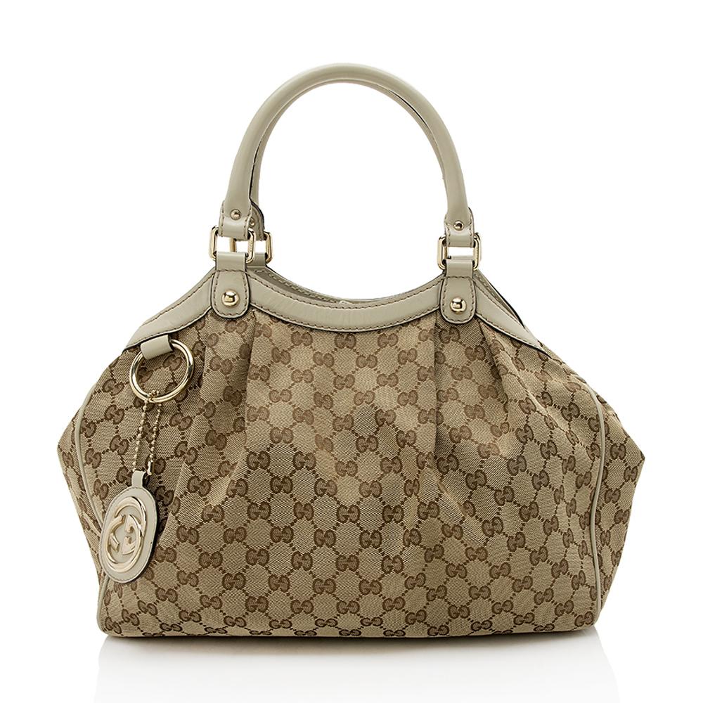 Gucci Sukey Canvas Monogram Tote Style 9