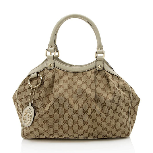 Gucci Sukey Canvas Monogram Tote Style 9
