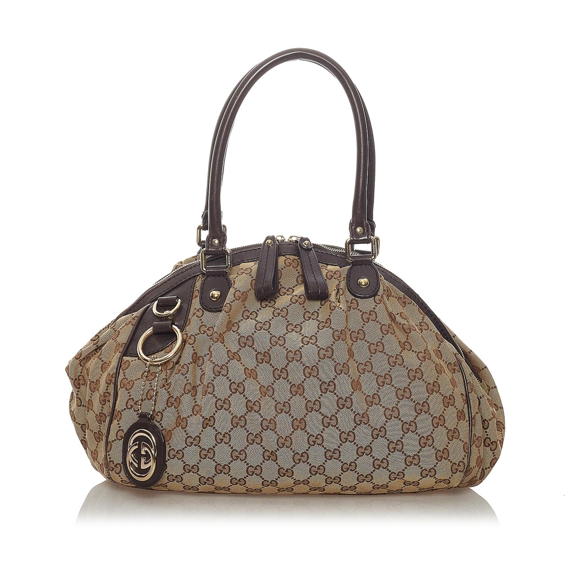 Gucci Sukey Canvas Satchel Style 1