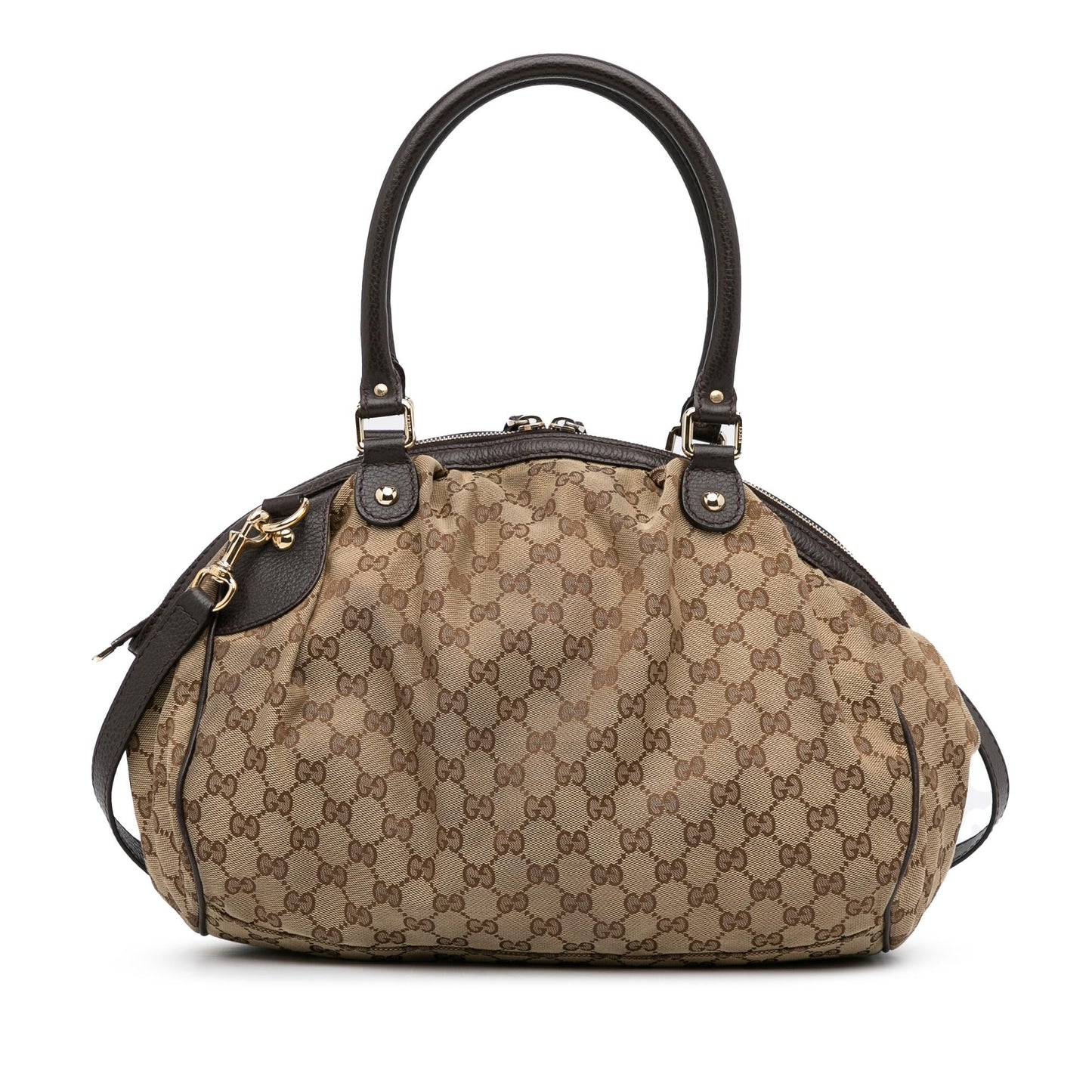 Gucci Monogram Canvas Crossbody