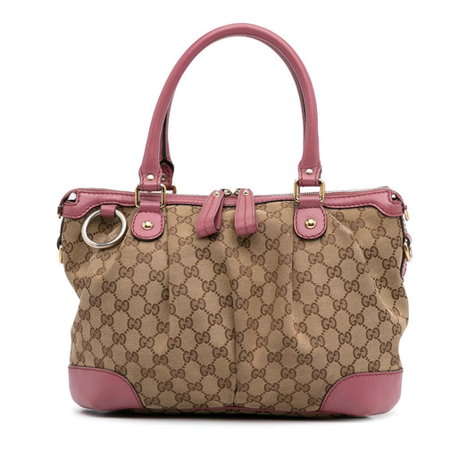 Gucci Canvas Shoulder Bag