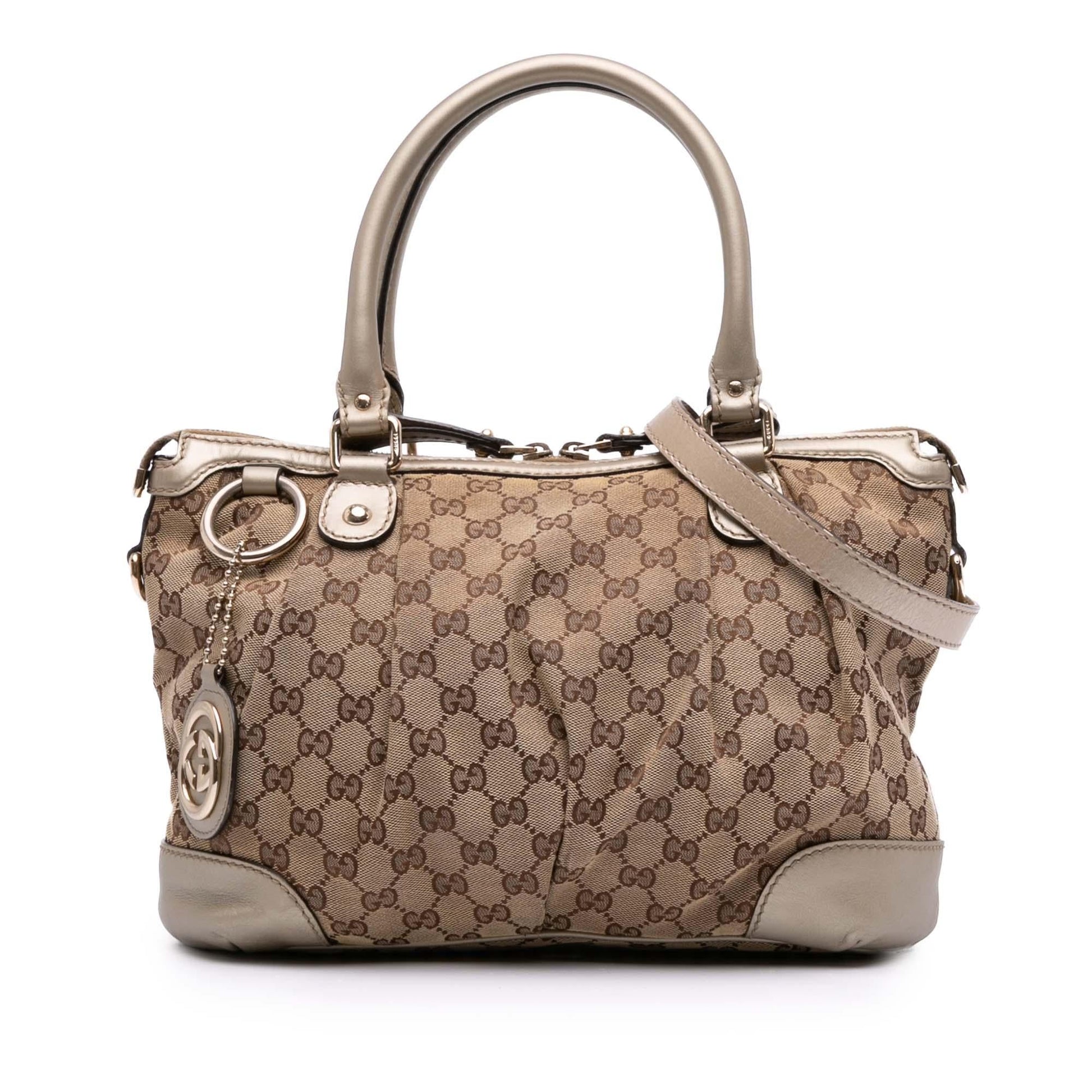 Gucci GG Canvas Sukey Satchel