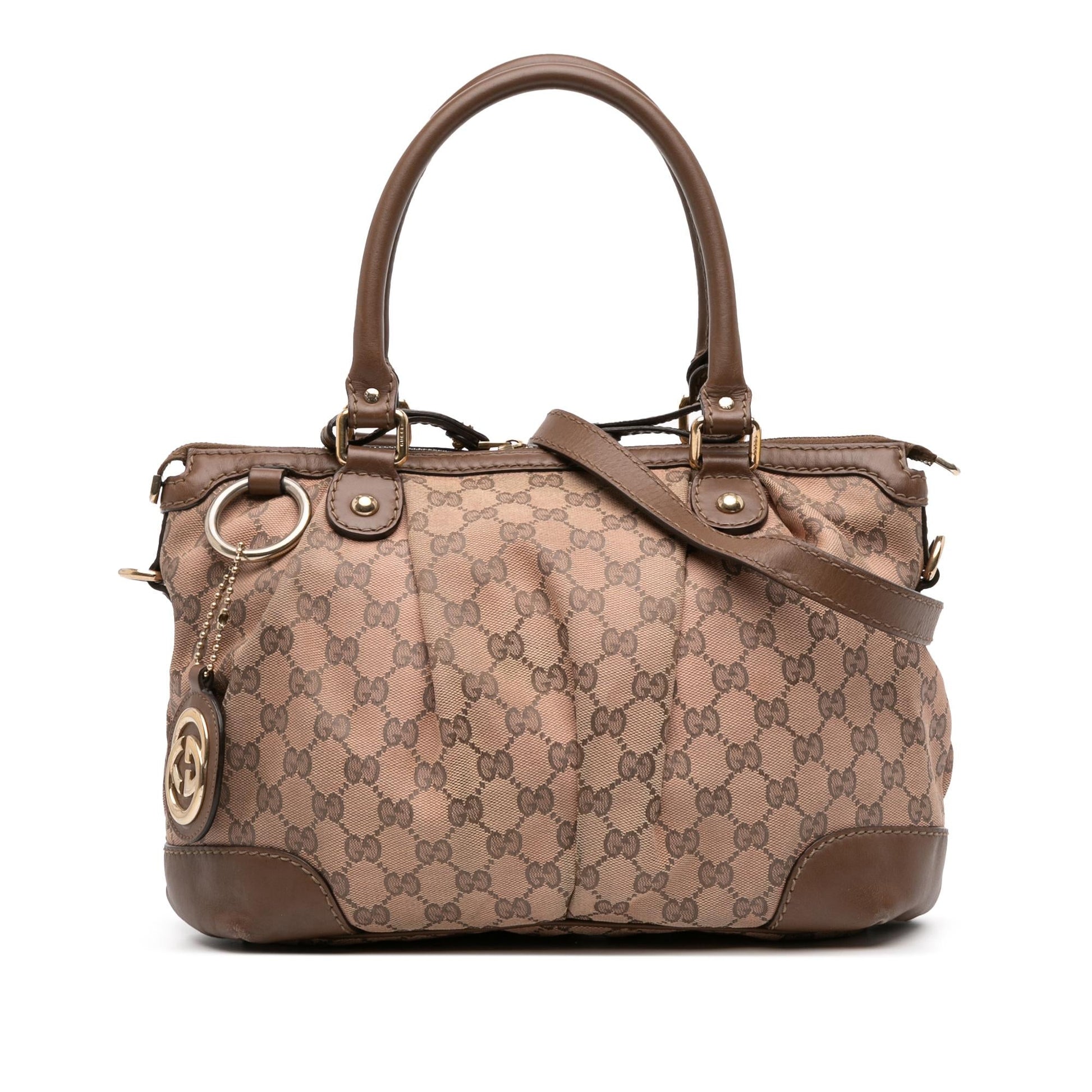 Gucci GG Canvas Sukey Satchel