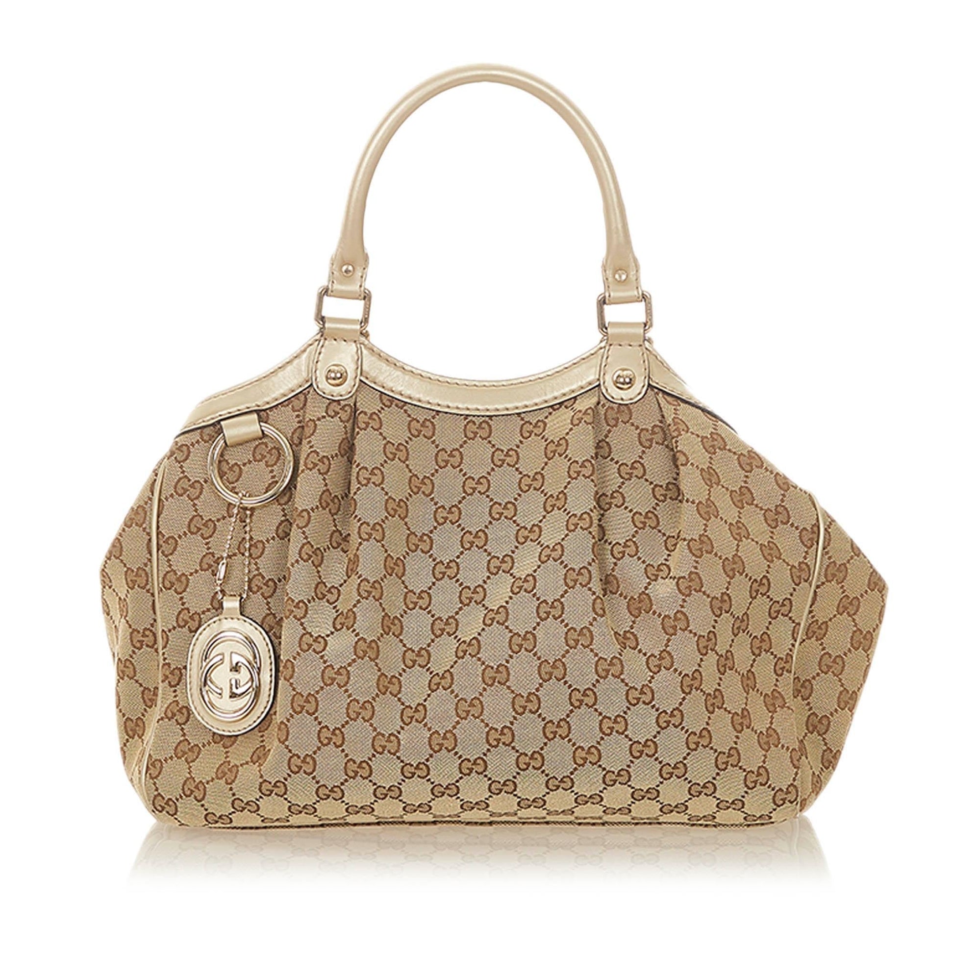 Gucci Monogram Canvas Tote