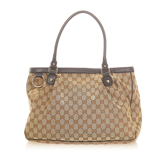 Gucci Monogram Canvas Tote