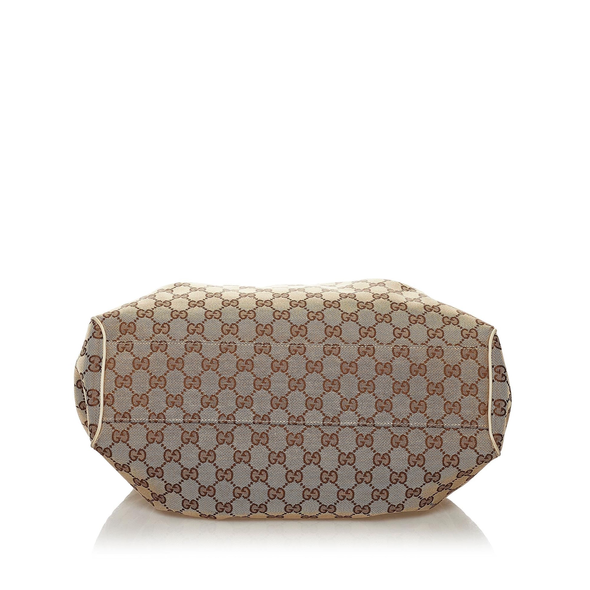 Gucci GG Canvas Sukey Tote Bag (SHG-31571)