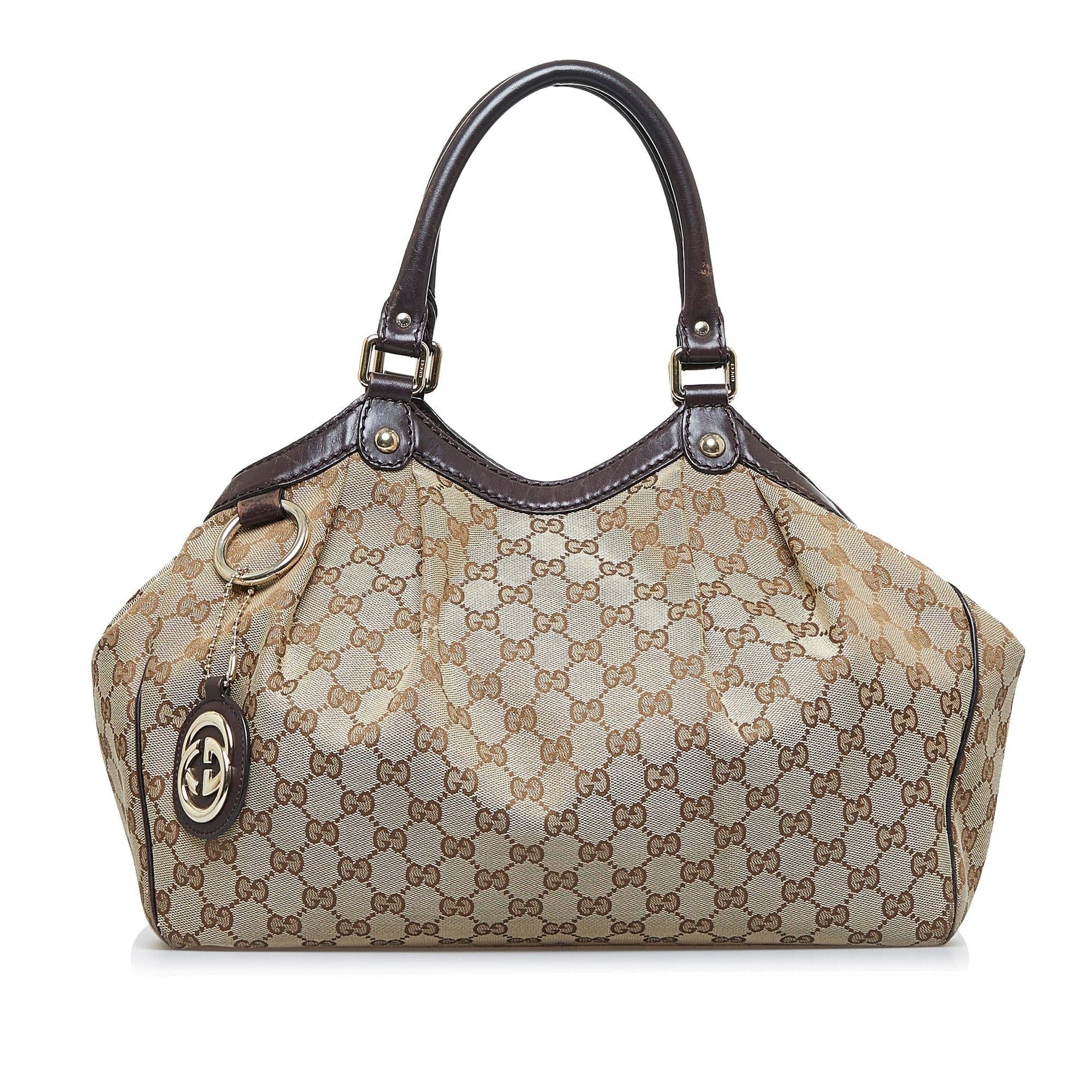 Gucci Monogram Canvas Tote