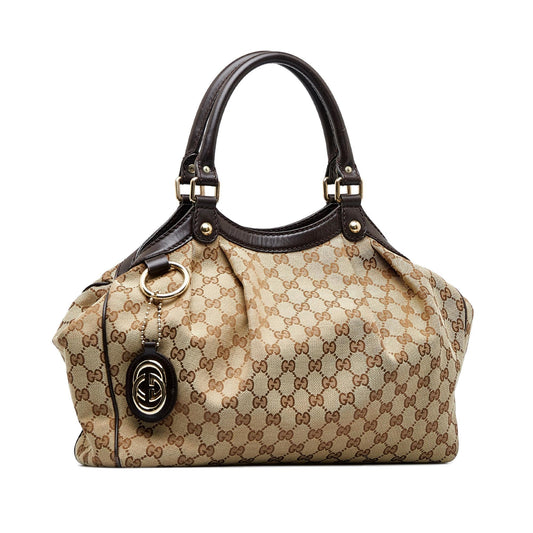 Gucci Monogram Canvas Tote