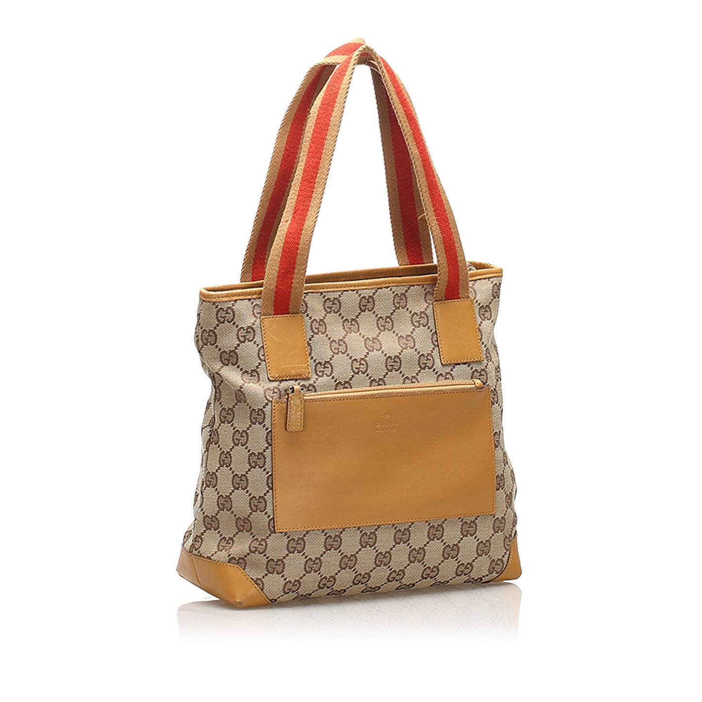Gucci Leather Canvas Tote Style 8