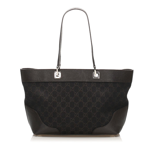 Gucci Leather Canvas Tote Style 10