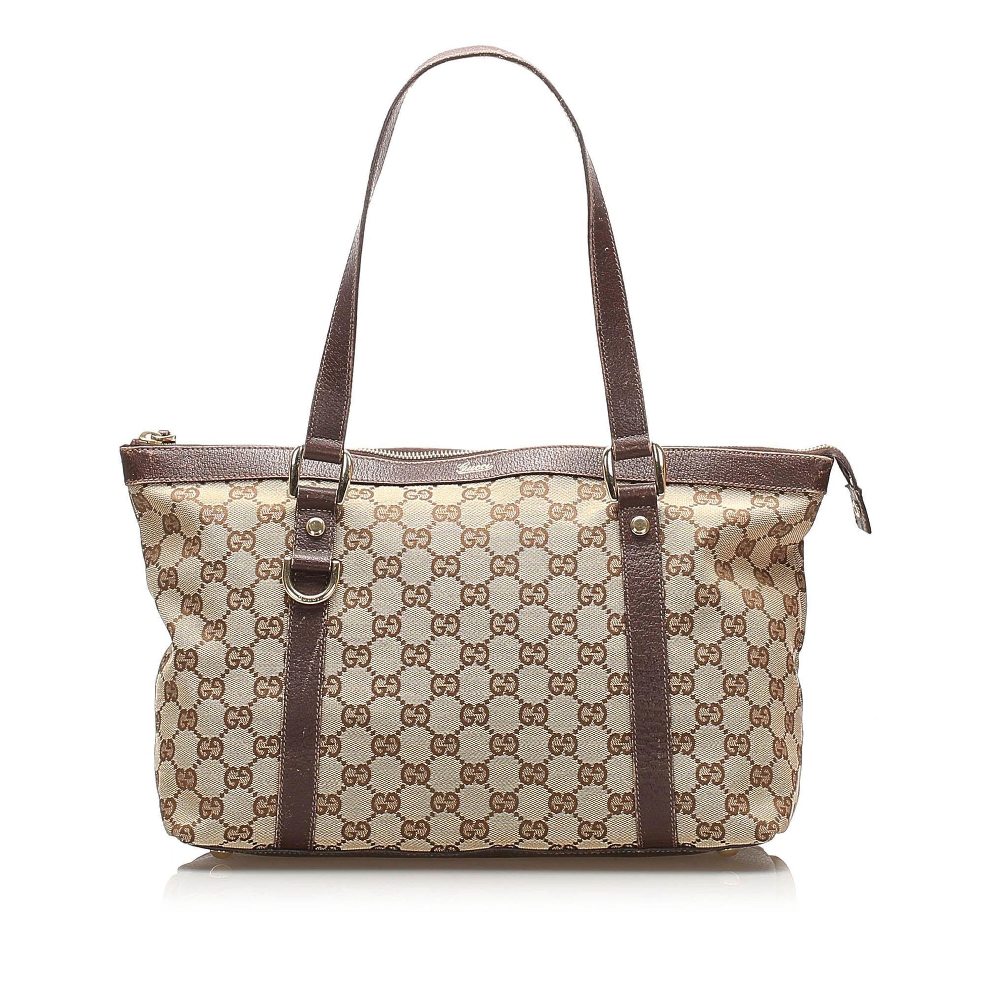 Gucci Canvas Monogram Tote Style 170