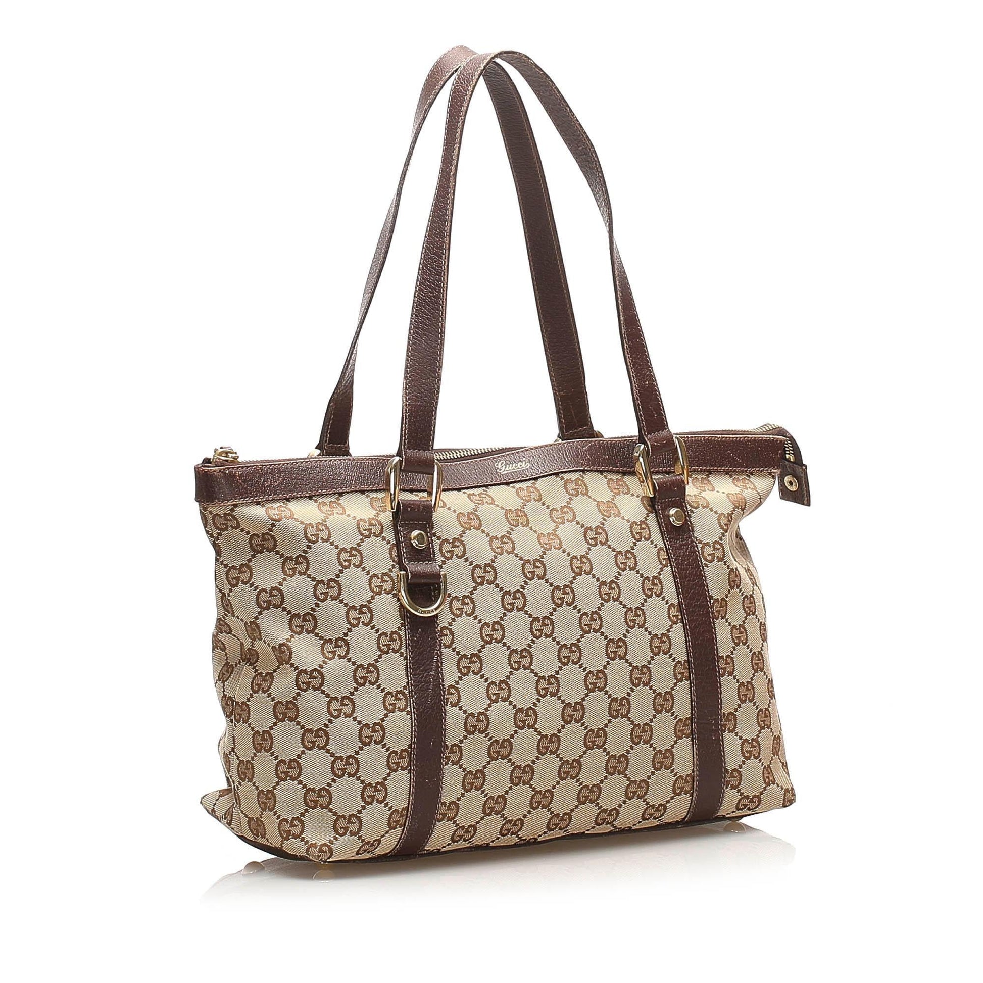 Gucci Canvas Monogram Tote Style 170