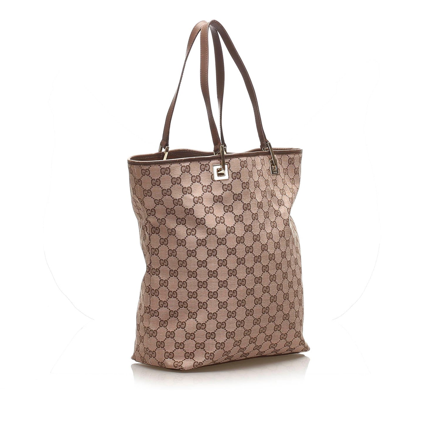Gucci Canvas Monogram Tote Style 166