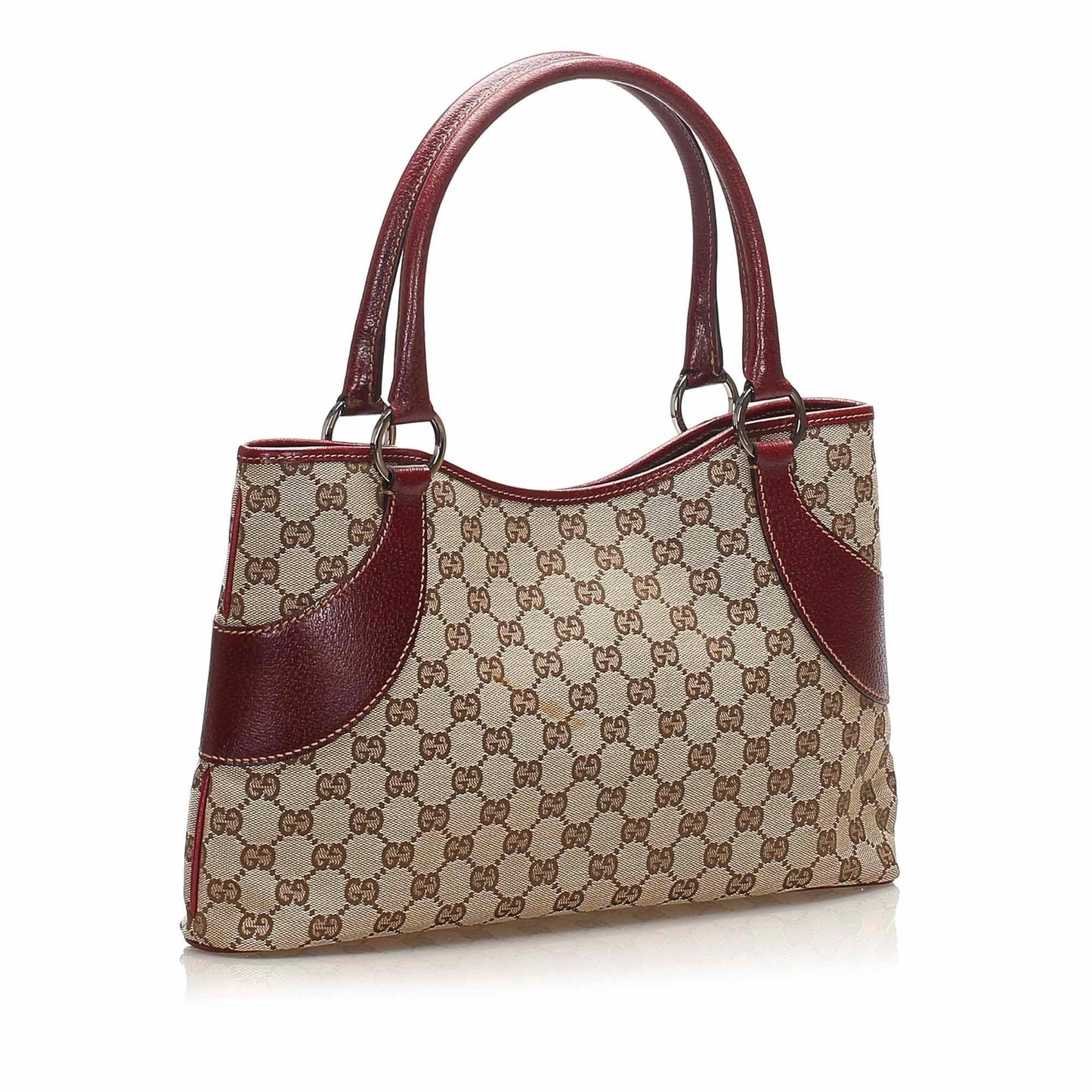 Gucci Canvas Monogram Tote Style 158