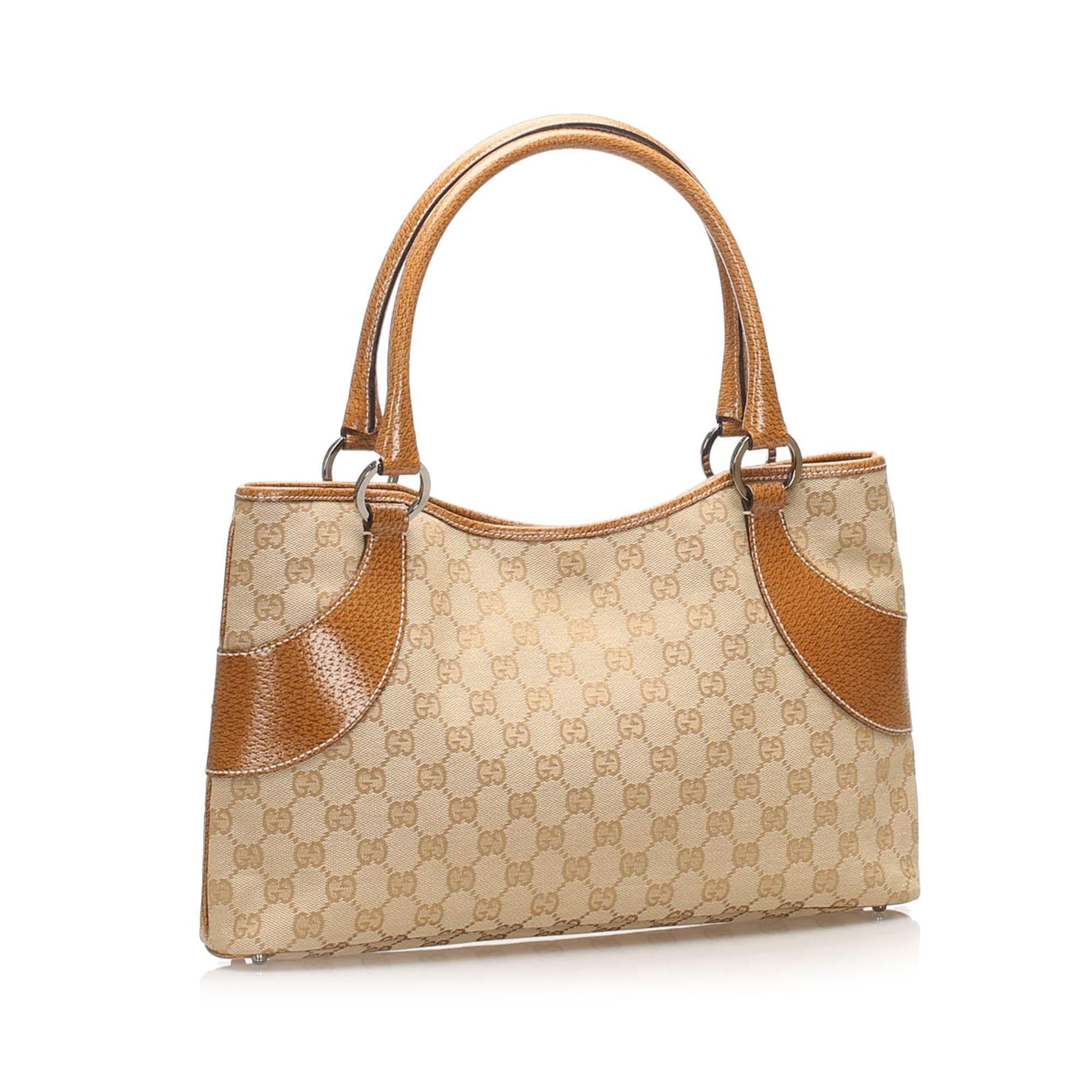 Gucci Canvas Monogram Tote Style 153