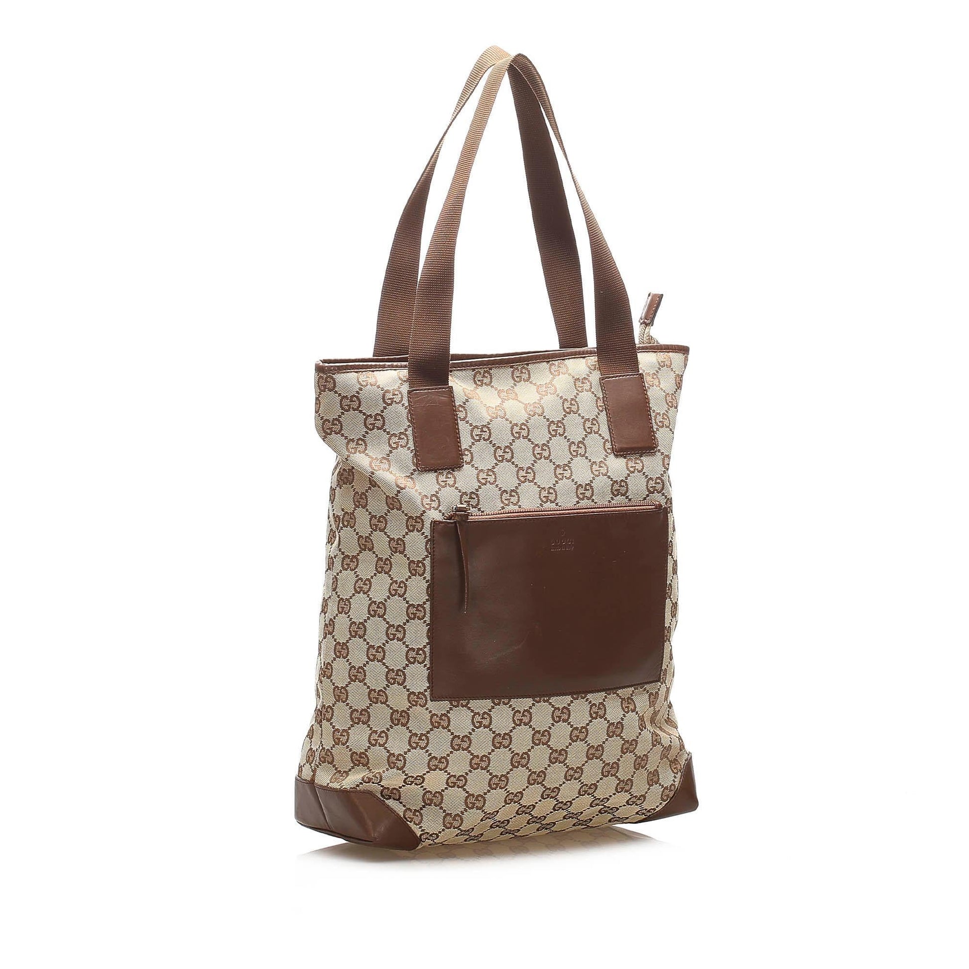 Gucci Canvas Monogram Tote Style 148