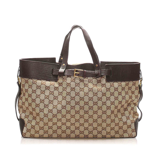 Gucci Canvas Monogram Tote Style 140