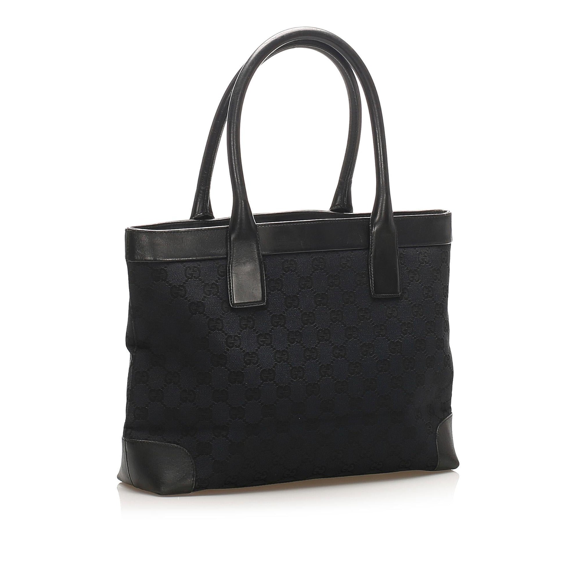 Gucci Canvas Monogram Tote Style 138