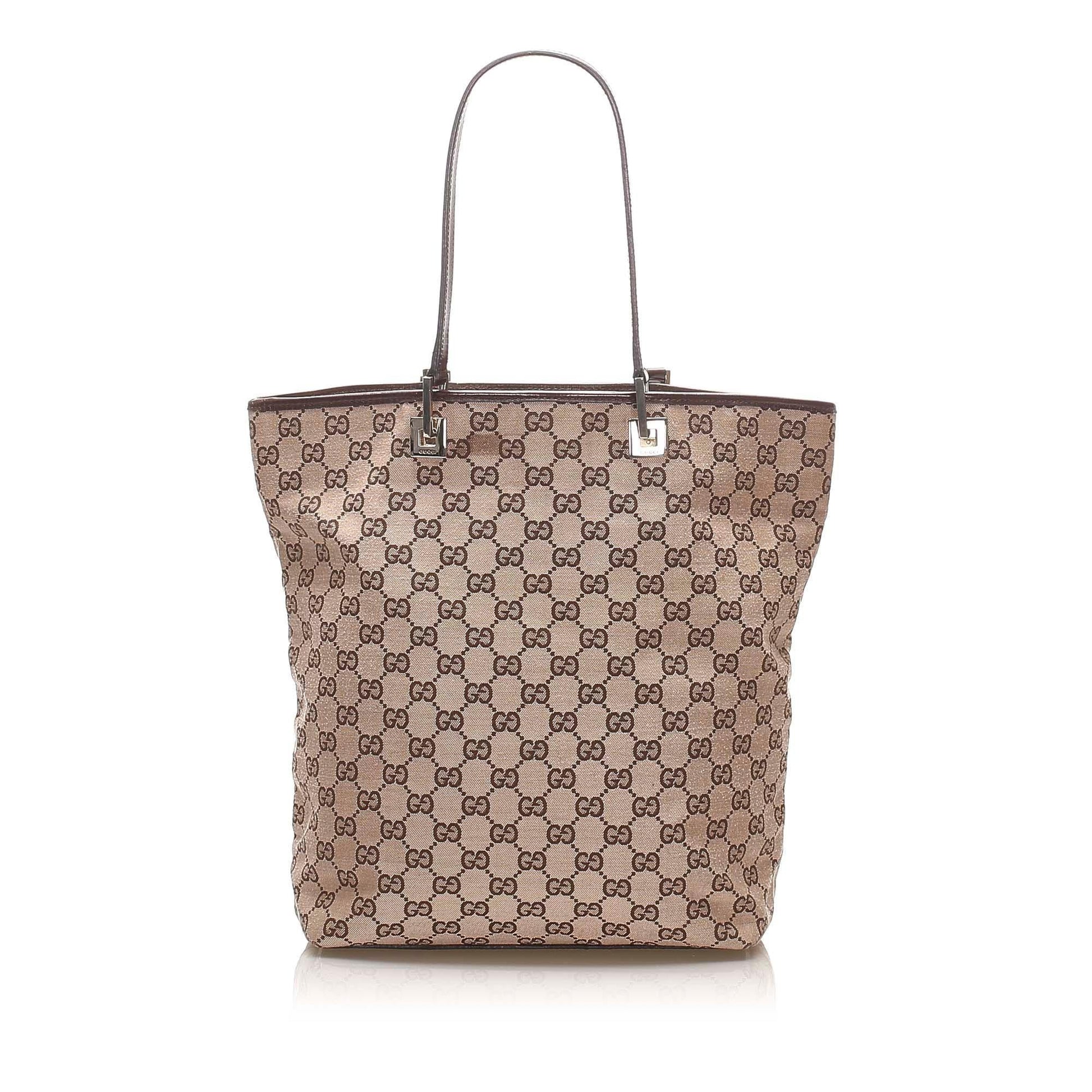 Gucci Canvas Monogram Tote Style 137