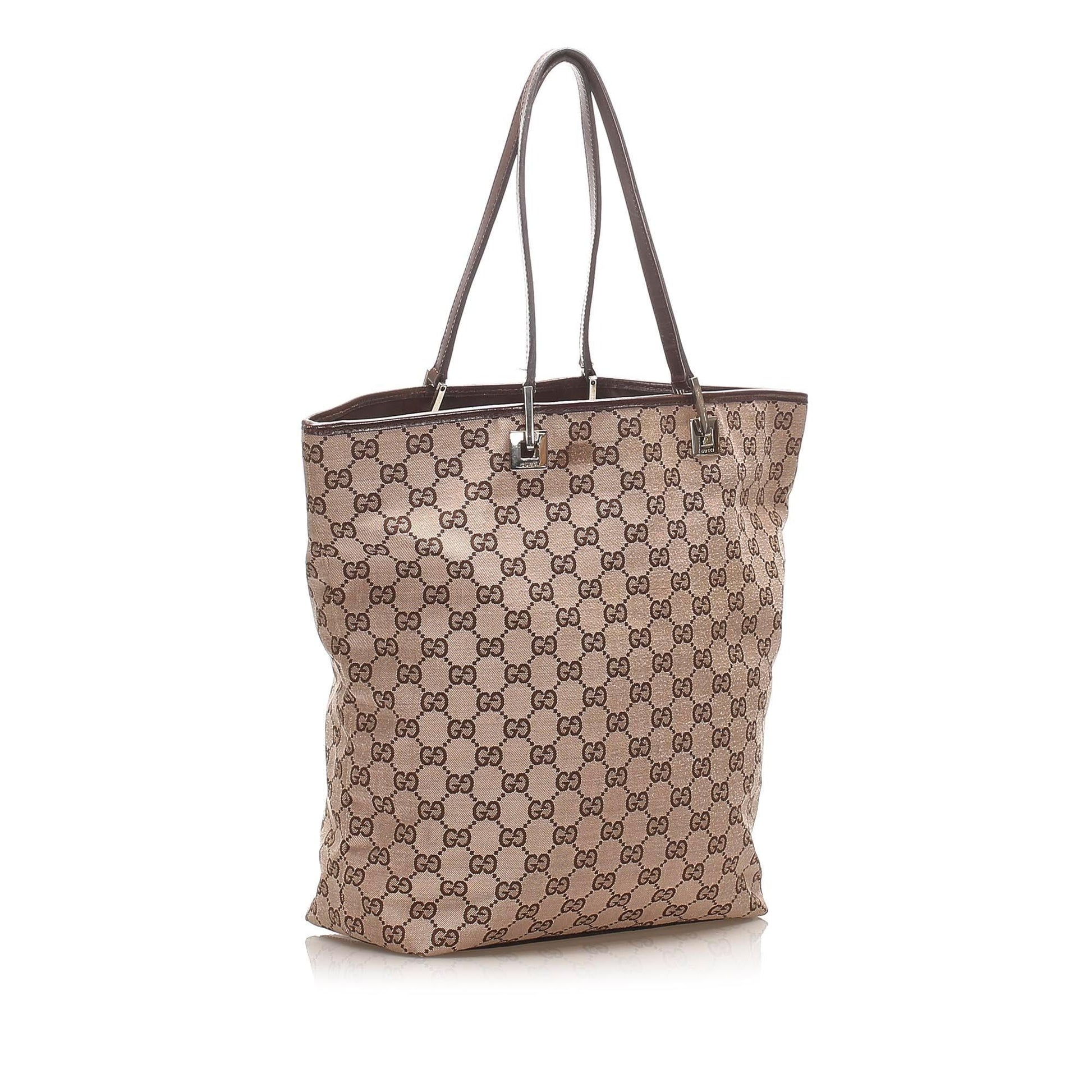 Gucci Canvas Monogram Tote Style 137