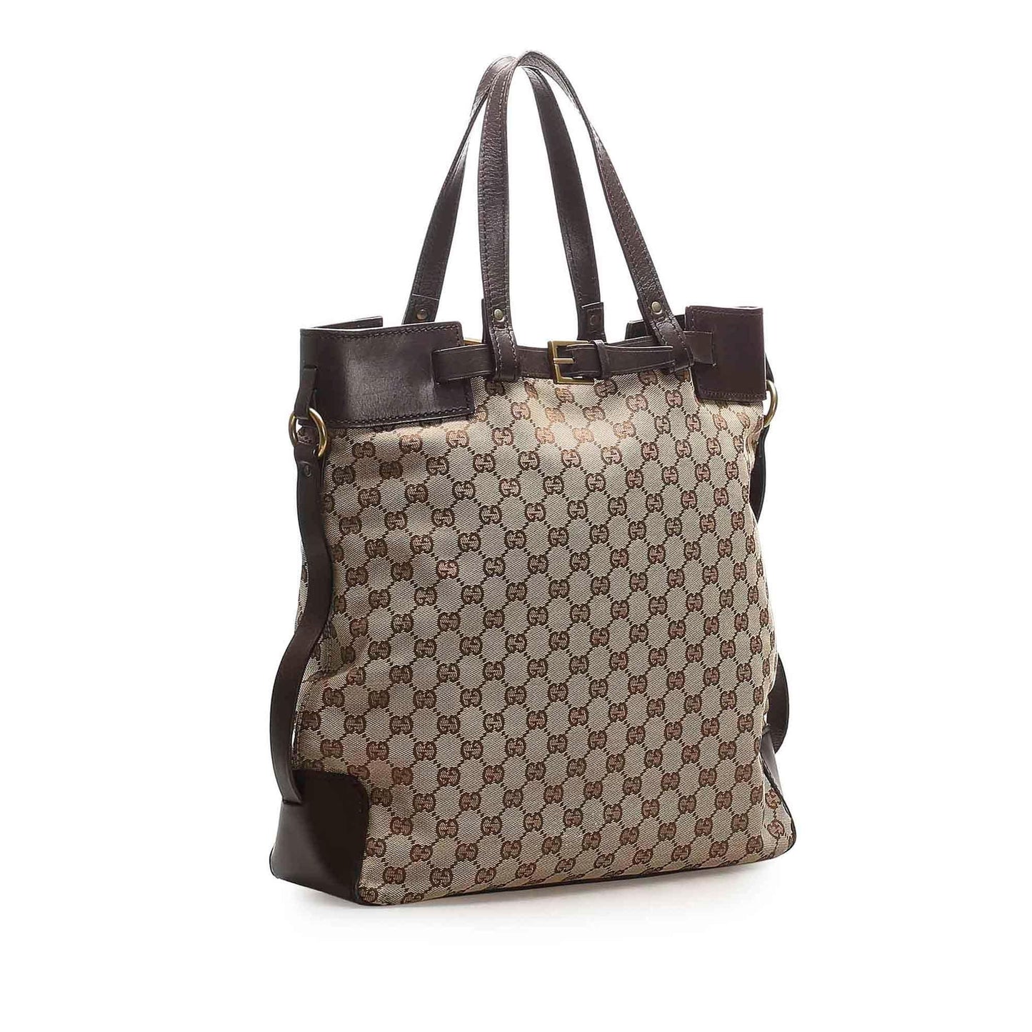 Gucci Canvas Monogram Tote Style 131