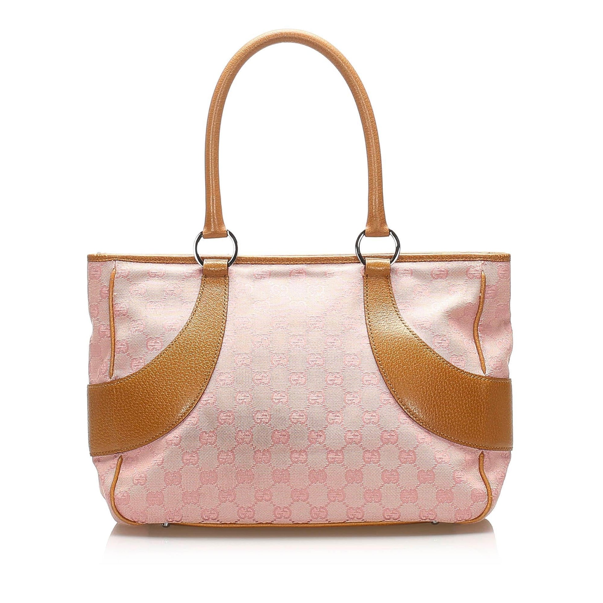 Gucci Canvas Monogram Tote Style 122