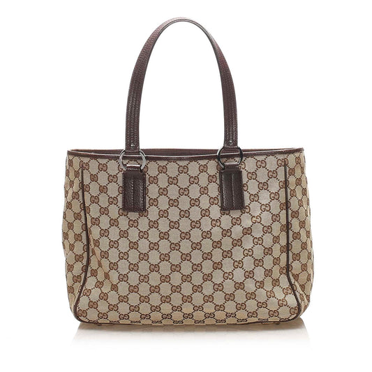 Gucci Canvas Monogram Tote Style 119