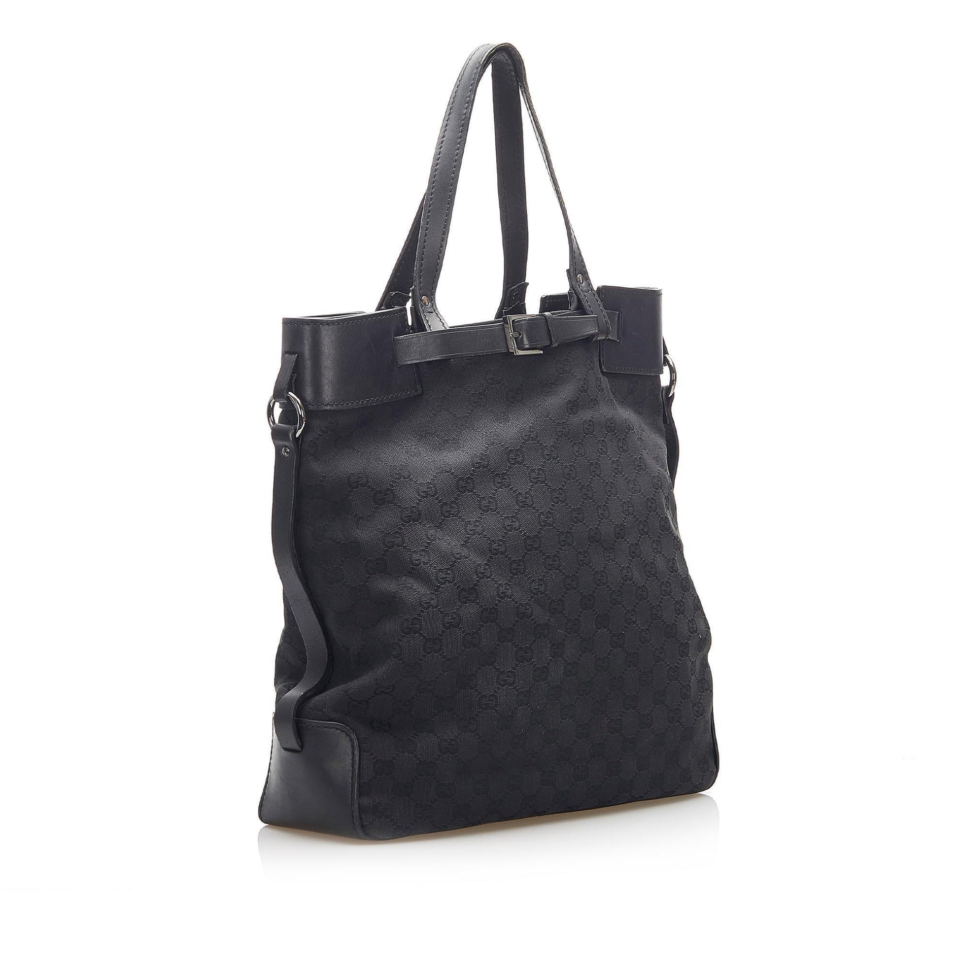 Gucci Canvas Monogram Tote Style 116