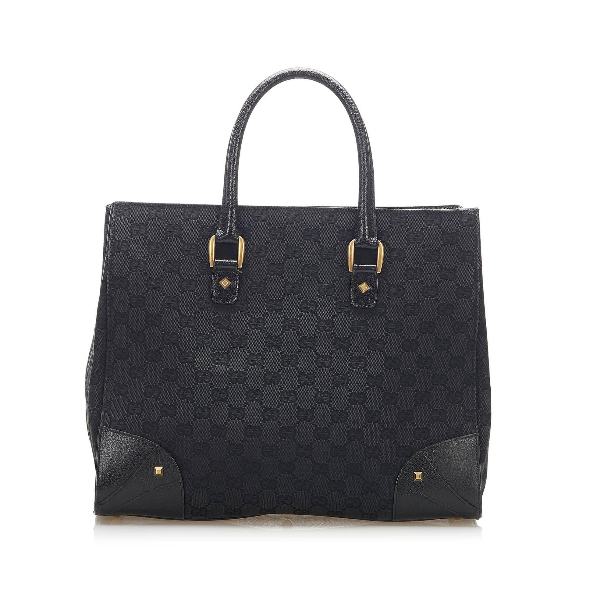 Gucci Canvas Monogram Tote Style 114