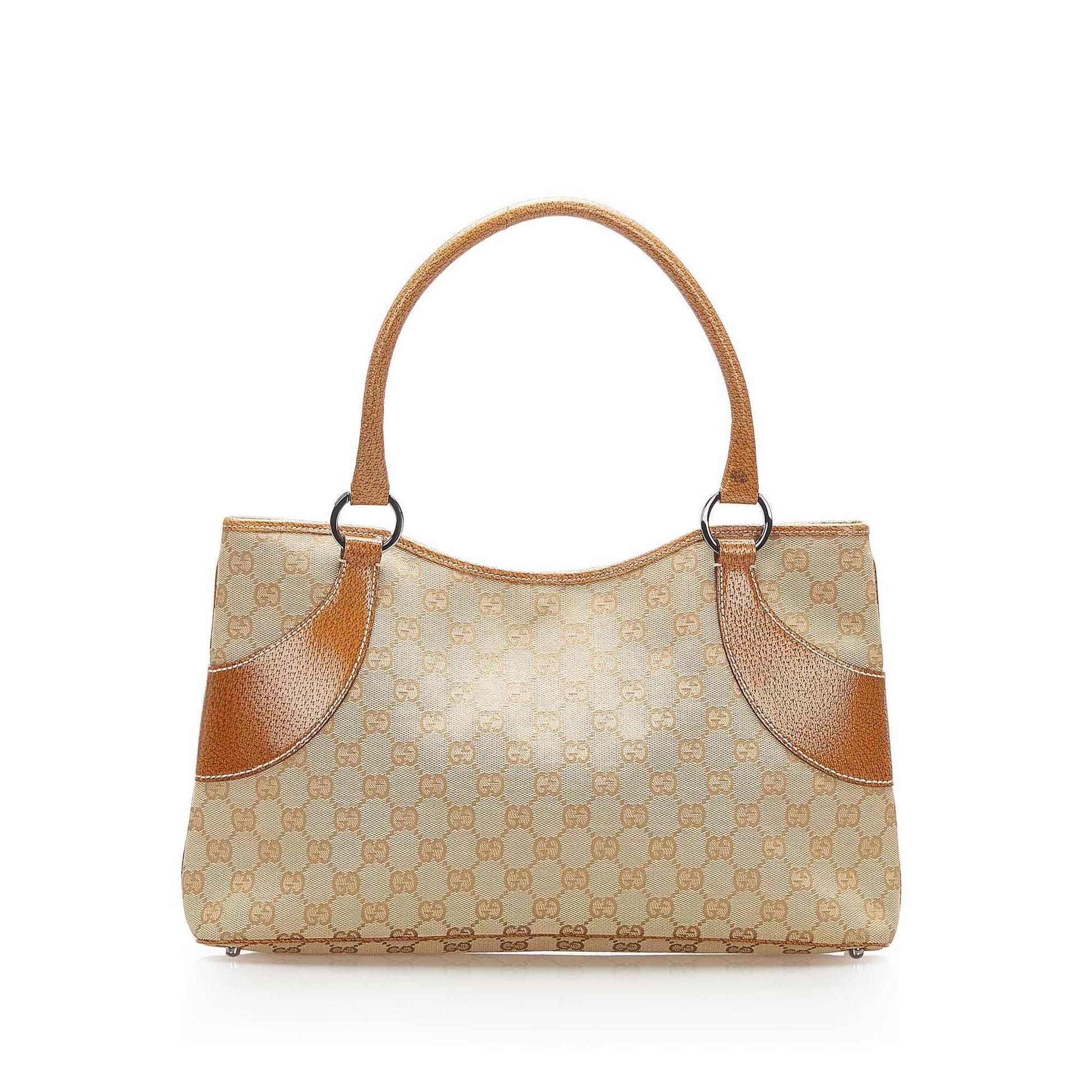 Gucci Canvas Monogram Tote Style 112