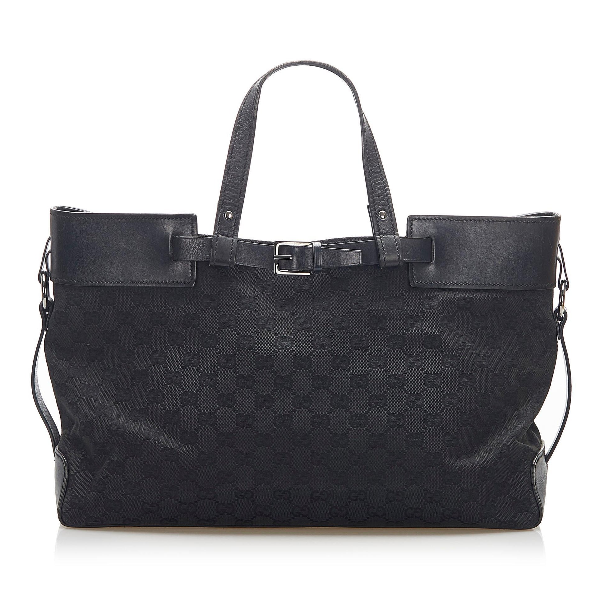 Gucci Canvas Monogram Tote Style 106