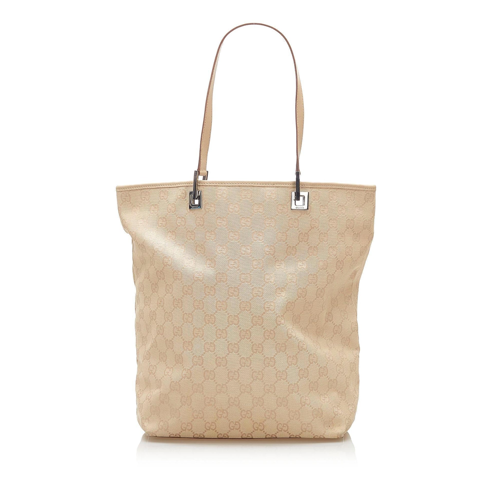 Gucci Canvas Monogram Tote Style 105
