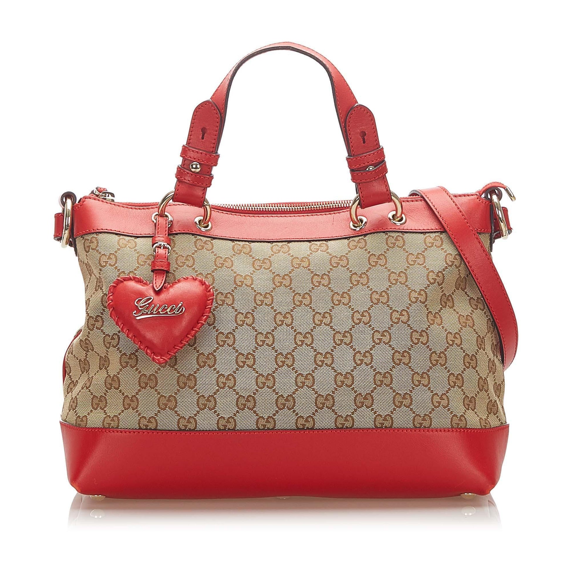 Gucci Canvas Monogram Tote Style 91