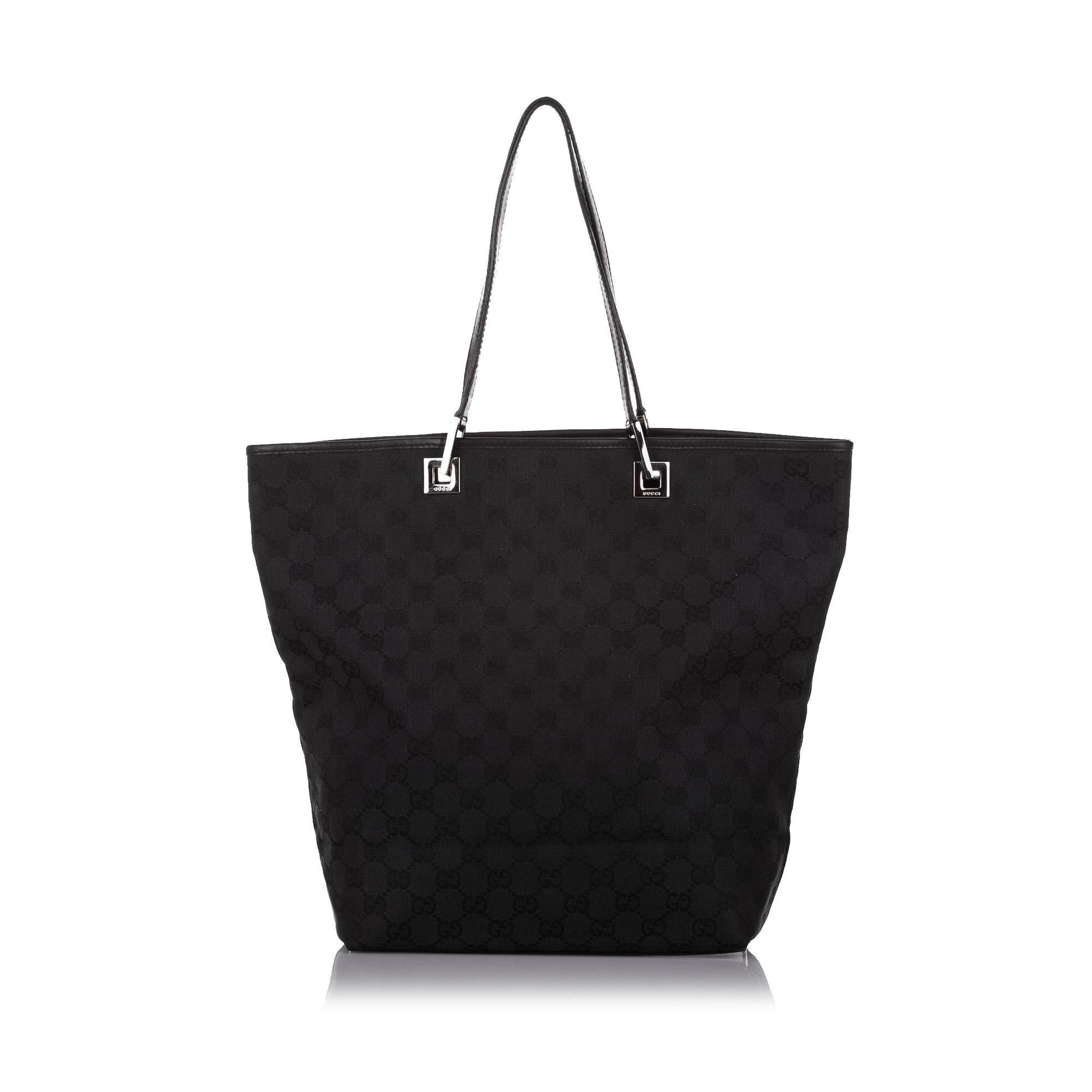 Gucci Canvas Monogram Tote Style 87