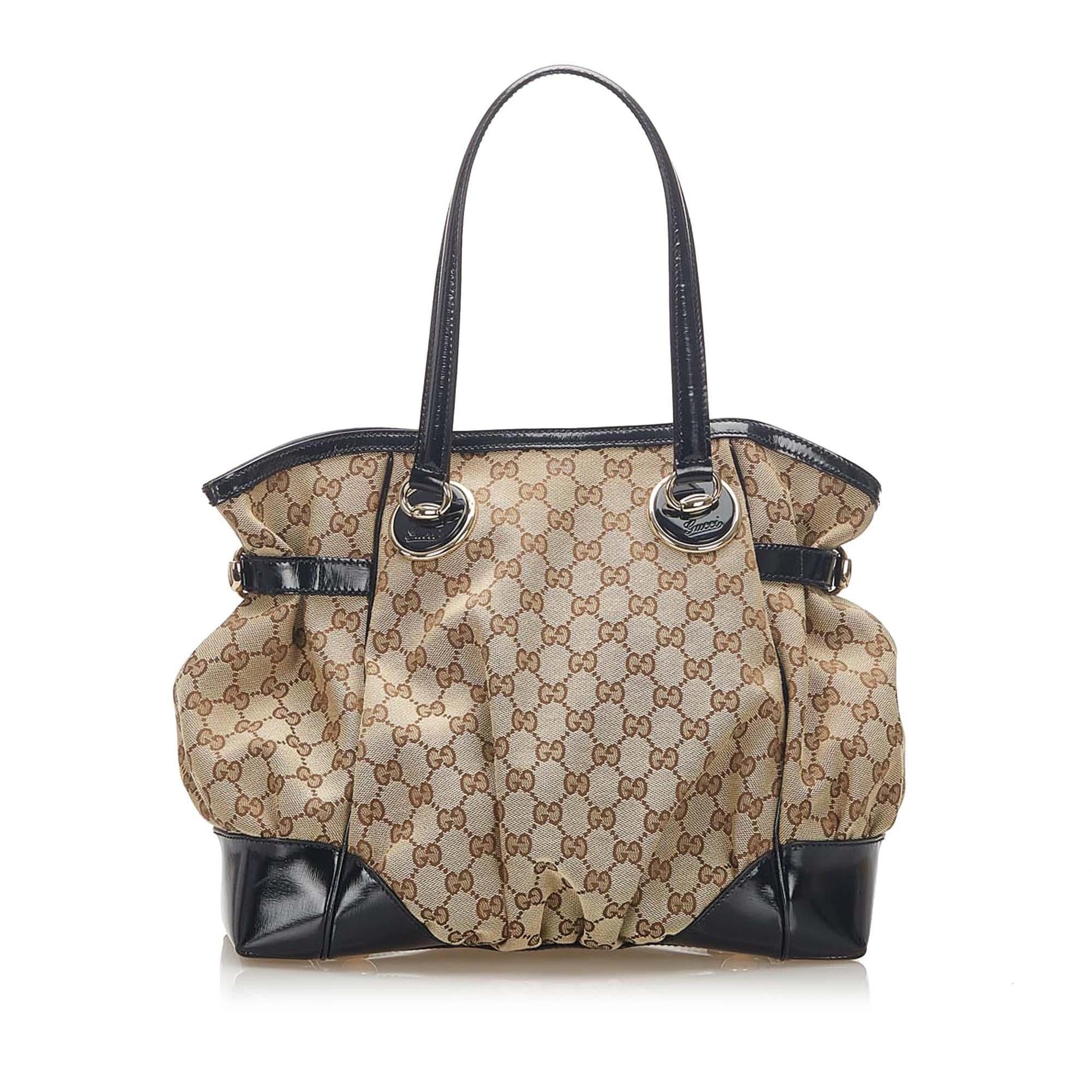 Gucci Canvas Monogram Tote Style 85