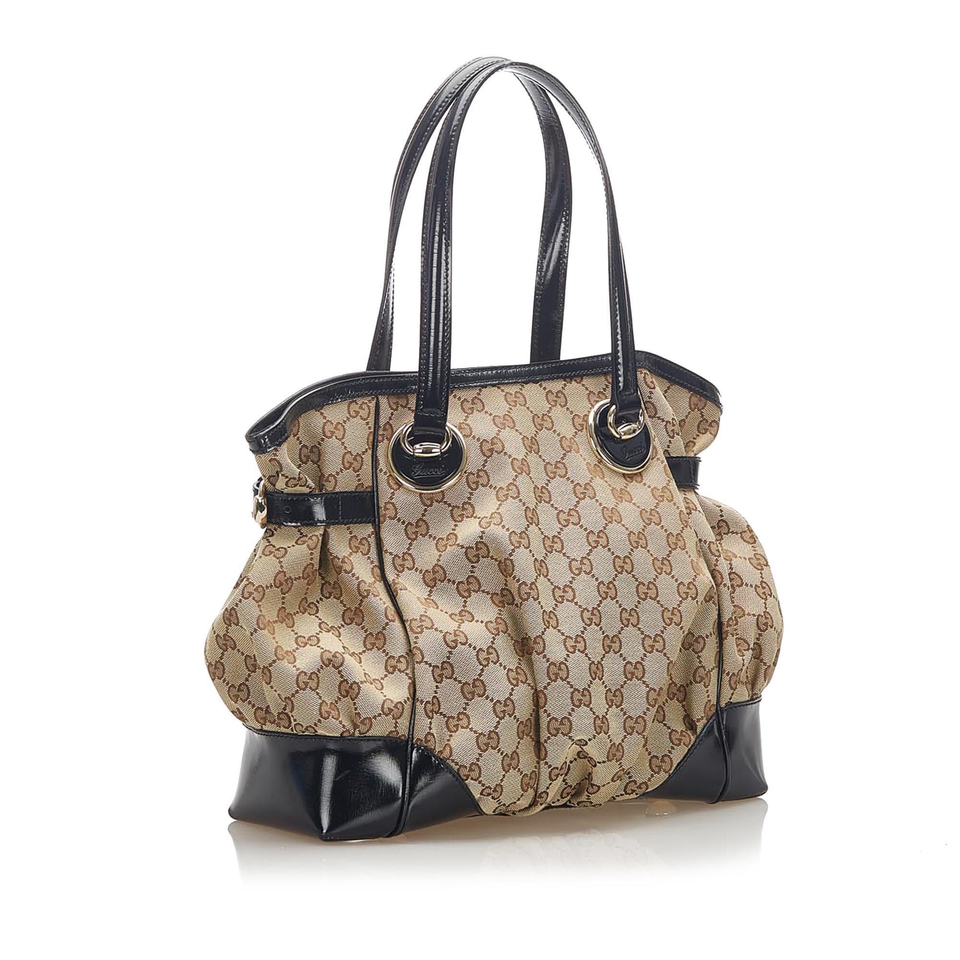 Gucci Canvas Monogram Tote Style 85