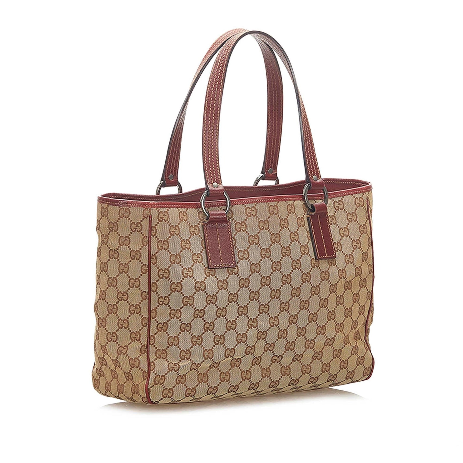 Gucci Canvas Monogram Tote Style 81