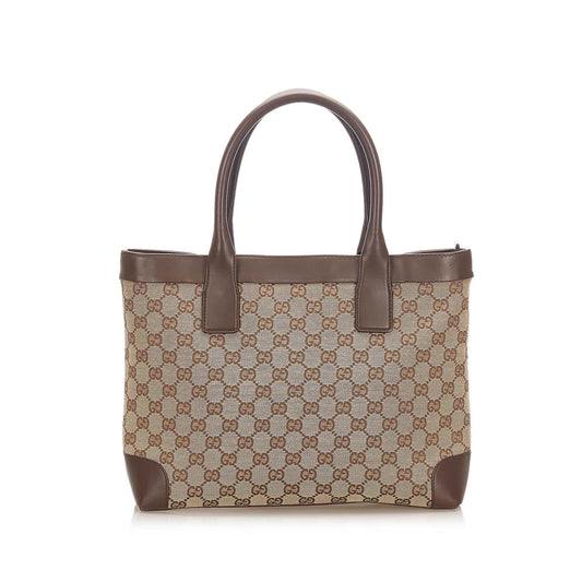 Gucci Canvas Monogram Tote Style 80