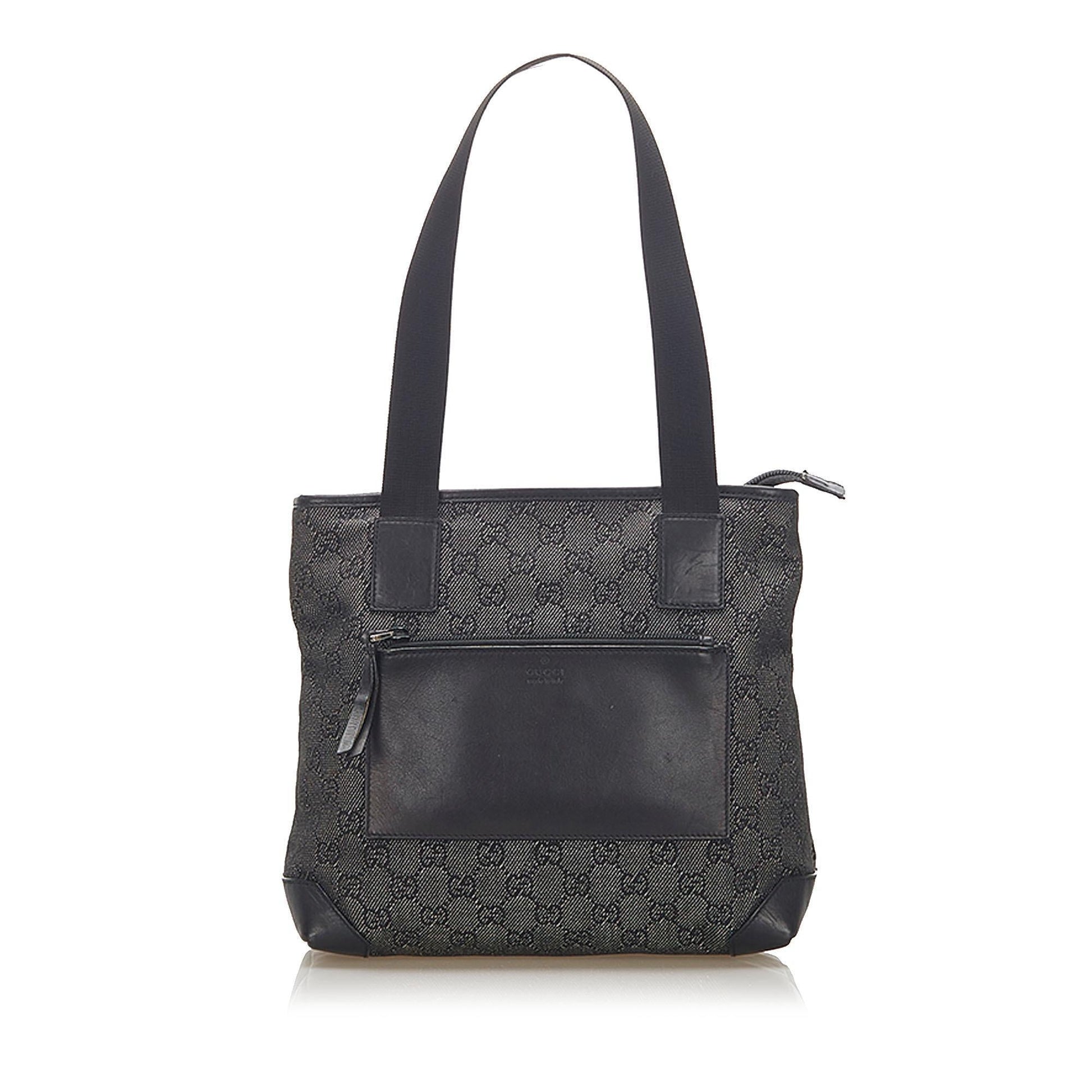 Gucci Canvas Monogram Tote Style 79